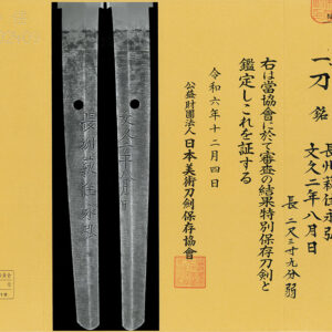 Choshu Nagahiro katana in koshirae