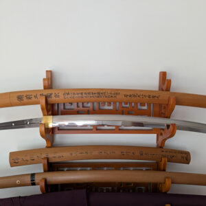 Kozori Bizen wakizashi with Tomomitsu sayagaki